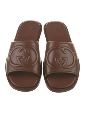 Men's Gucci Interlocking G Slides - UK9/US10